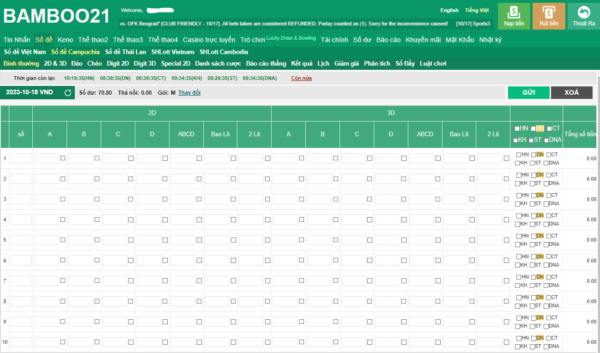 Hướng dẫn cách chơi số đề Campuchia Bamboo21 chi tiết nhất
