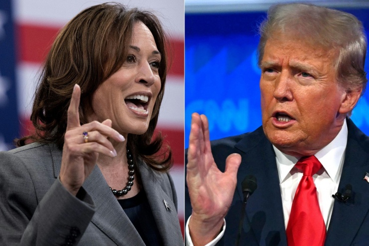 Giới nghệ sĩ chia rẽ vì ông Donald Trump và bà Kamala Harris