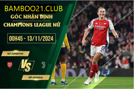 nữ Juventus vs nữ Arsenal