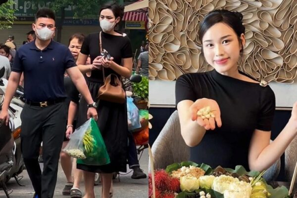 Hoa hậu Đỗ Thị Hà đồng hành cùng thiếu gia Viết Vương trong nhiều hoạt động của tập đoàn.