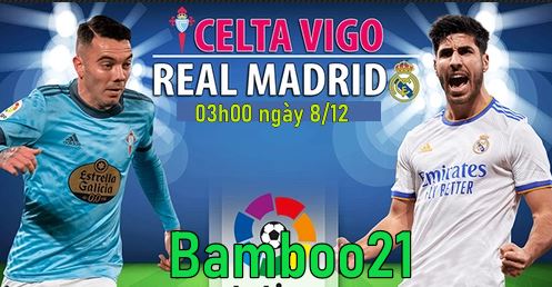 soi kèo Real Madrid vs Celta Vigo, 03h00 ngày 8/12