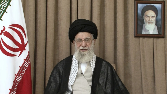 Lãnh tụ Tối cao Iran Ali Khamenei phát biểu vào tháng 6/2025